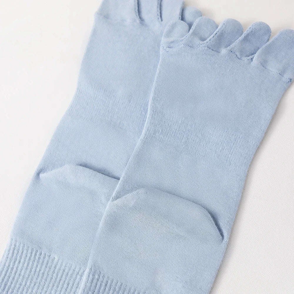 Calcetines de Dedos Altos: Rayados, Talla 35-39 (5 Pares)