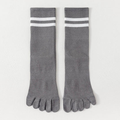 Calcetines de Dedos Altos: Rayados, Talla 35-39 (5 Pares)