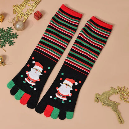 Calcetines de Dedos Altos: Navideños Talla 35-39 (1 Par)