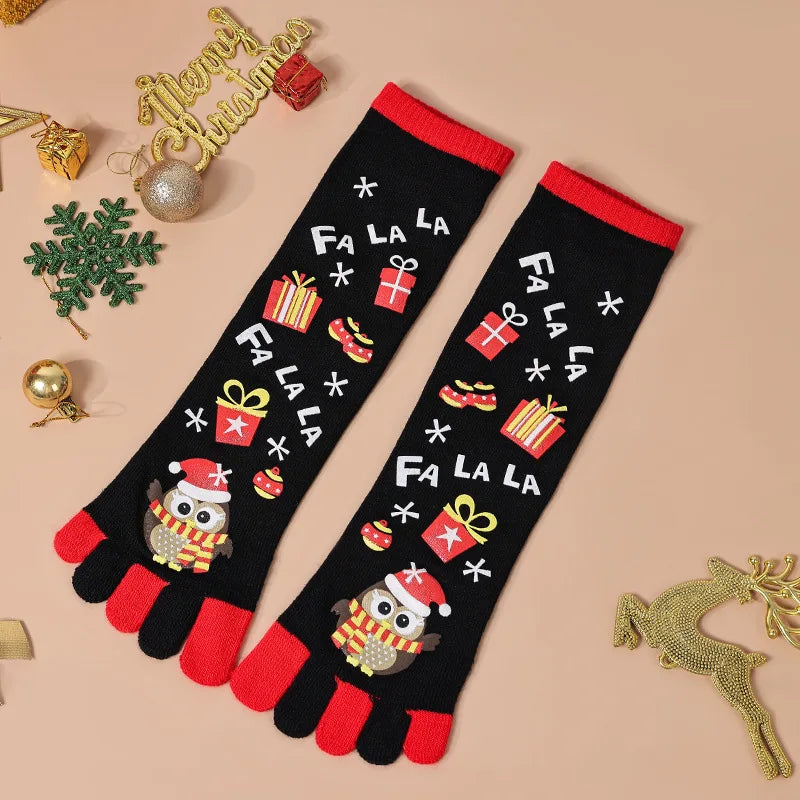 Calcetines de Dedos Altos: Navideños Talla 35-39 (1 Par)